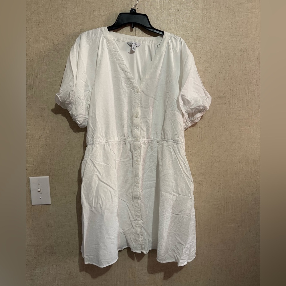 Nine West women’s button front dress